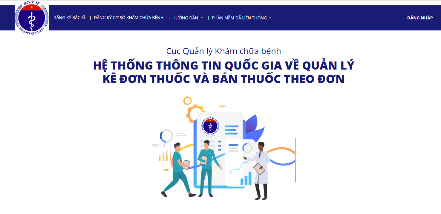 Danh sách đơn vị cung cấp phần mềm khám bệnh đã liên thông đơn thuốc điện tử quốc gia