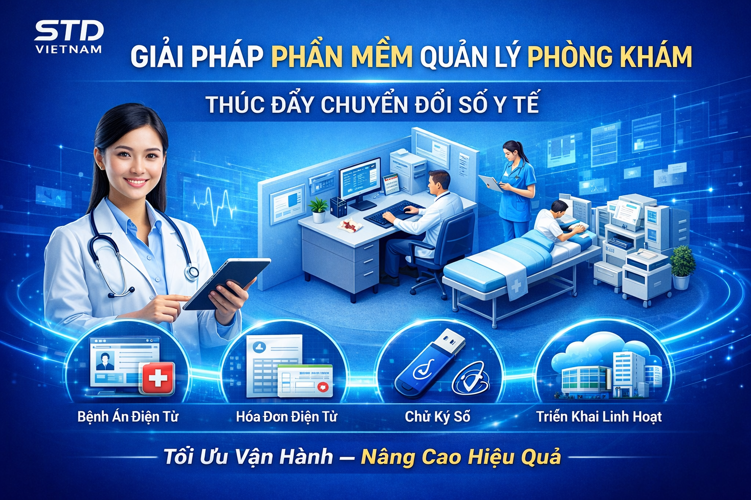 STD Clinic - Giải pháp quản lý phòng khám hiệu quả, dễ dùng